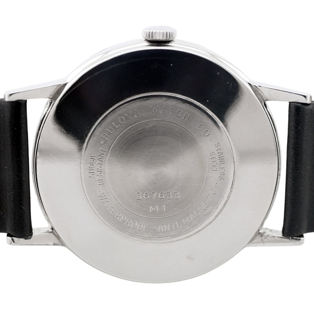 ブローバ 飛びアラビア文字盤 センターセコンド Cal.11AFC 17石 手巻 OH済 M1 1961年製 BULOVA