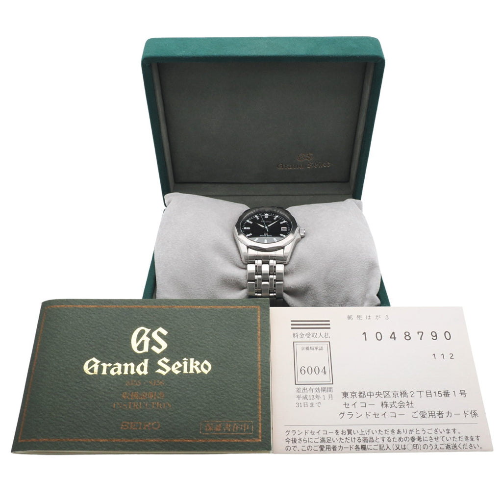 グランドセイコー SBGF001 8J56-8000 ねじ込みリューズ 純正ブレスレット クオ－ツ 1995年製 USED Seiko