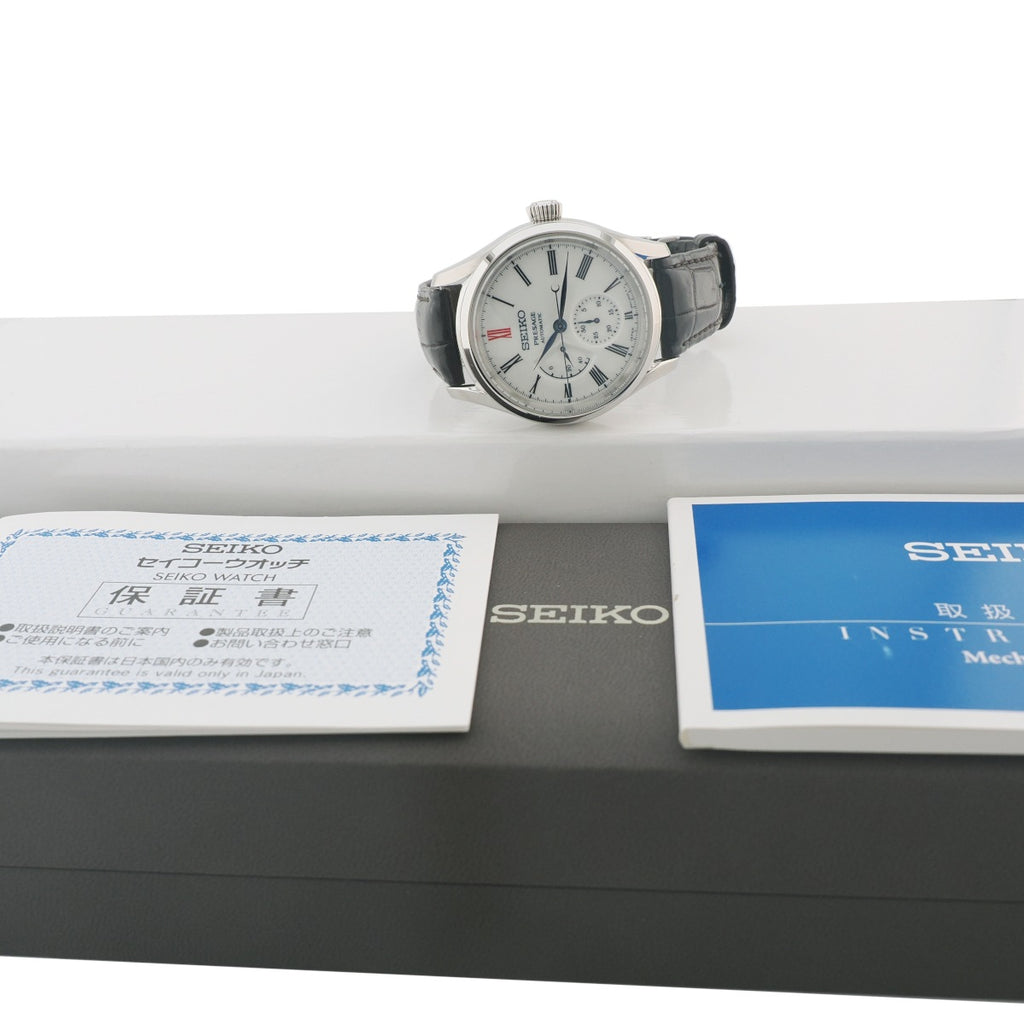 セイコー プレサージュ SARW049 有田焼文字盤 6R27-00N0 自動巻 2019年製 USED Seiko Presage