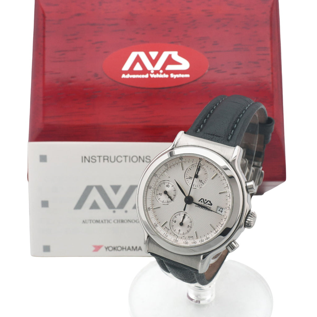 ヨコハマ YOKOHAMA A.V.S オートマチック クロノグラフ バルジュー7750搭載 AVS001SWH USED