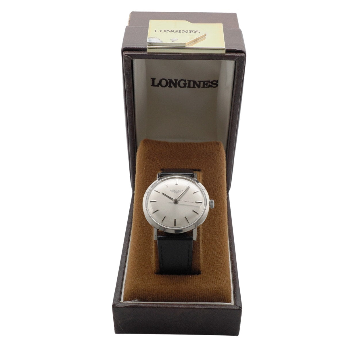 Longines Ref. 7839-4 Screw-back, with box, Cal. 284, 17 jewels, manual wind, serviced, 1967.