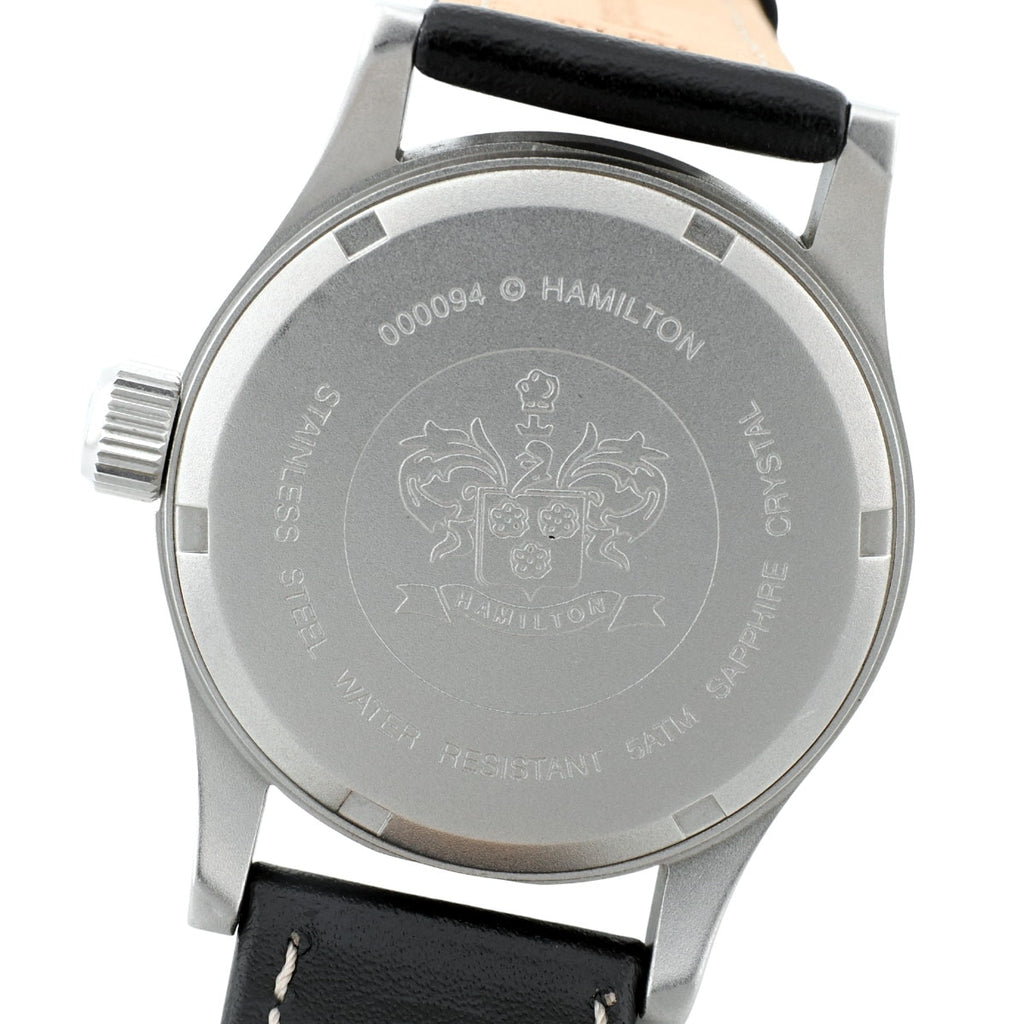 Hamilton Khaki Mechanical 33mm 000094 Black Dial Cal.2804-2 17 Jewels Hand-winding USED Hamilton