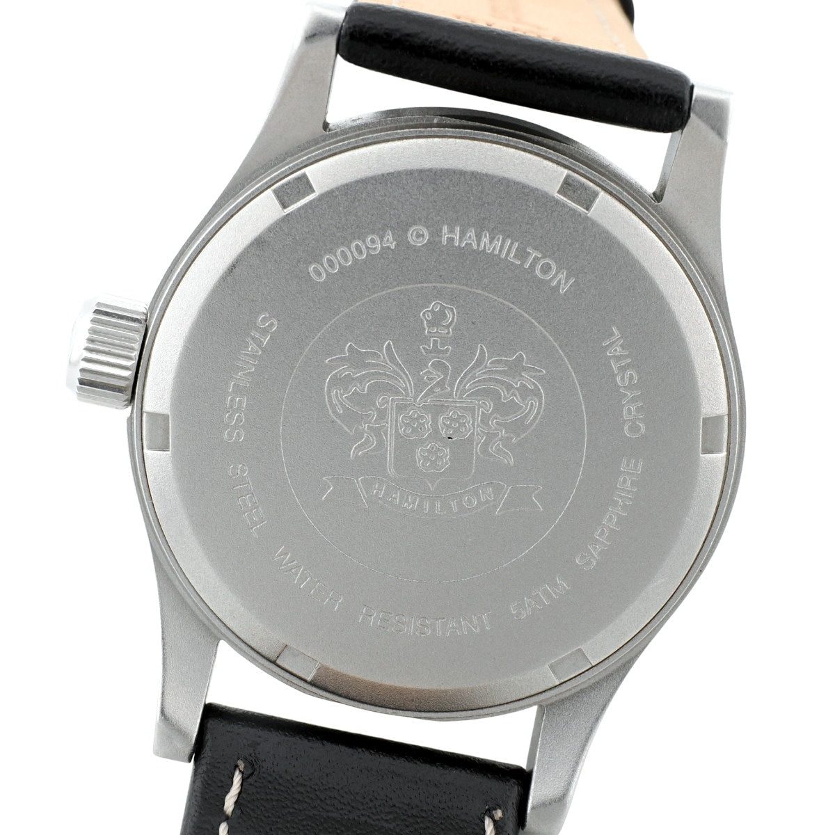 Hamilton Khaki Mechanical 33mm 000094 Black Dial Cal.2804-2 17 Jewels Hand-winding USED Hamilton