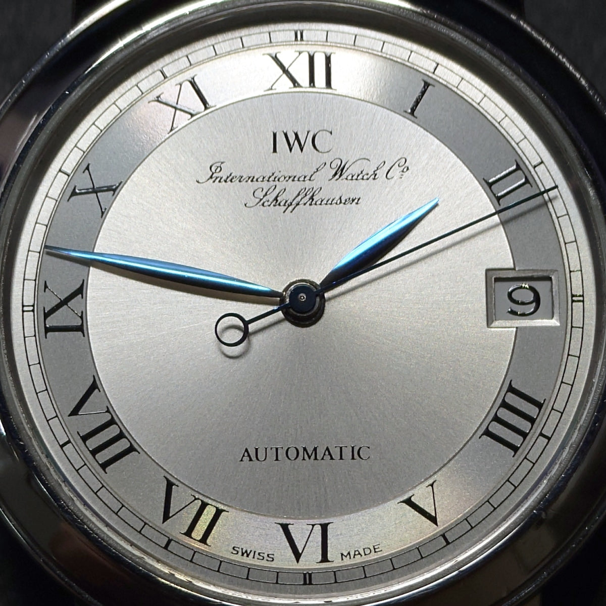 IWC Rare Platinum 950 (Pt950) Portofino Ref. 3209 Cal. 889/1 Automatic, Manufacturer's Warranty, Overhauled, Purchased 1993, USED