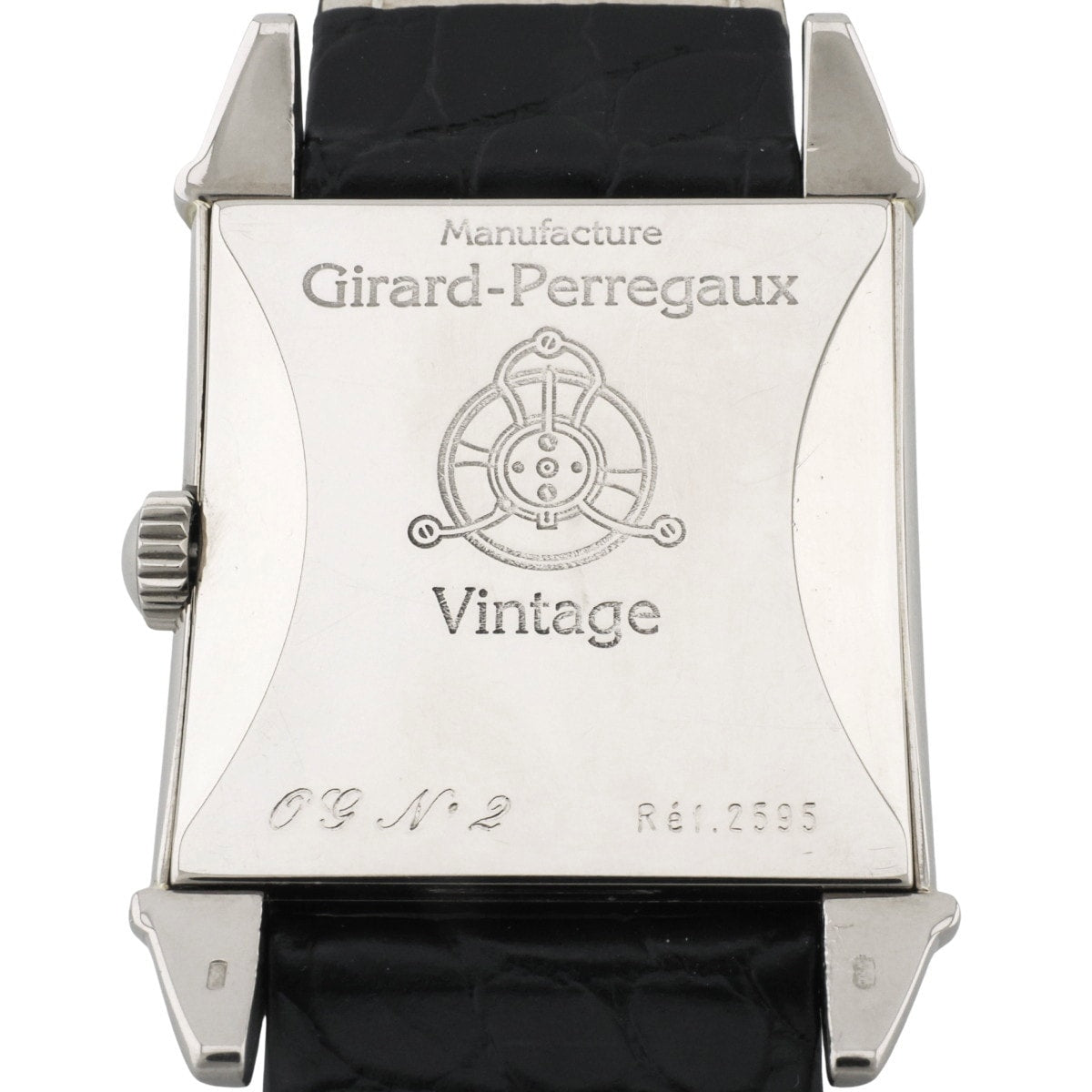 ジラールペルゴ ヴィンテージ1945 K18WG（ホワイトゴールド） Ref.2595 Cal.2300-519 手巻 OH済 USED Girard Perregaux