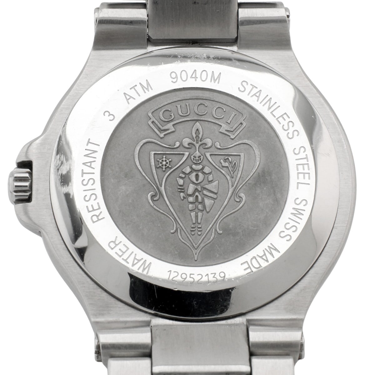 GUCCI 9040M 35mm Men's Black Dial Quartz 2000s USED