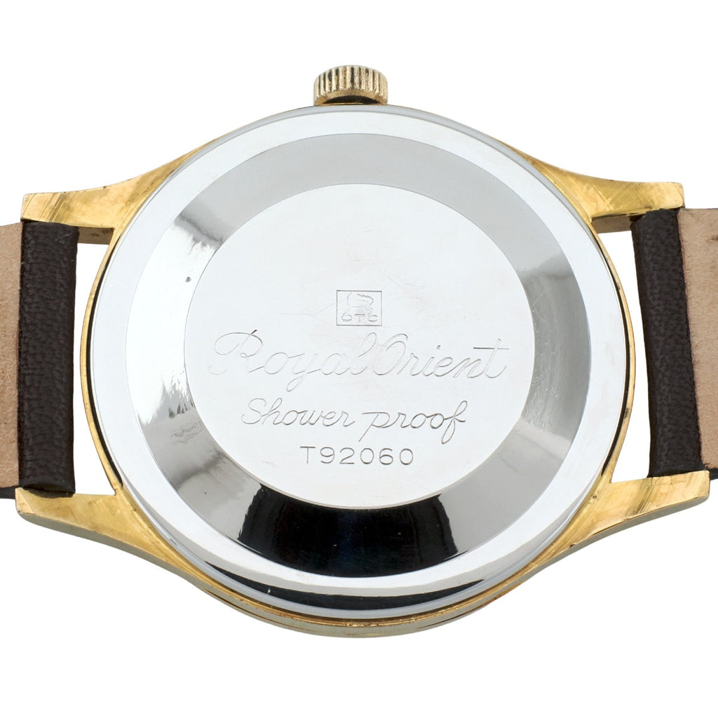 ロイヤルオリエント シャワープルーフ Ref.T92060 金メッキ/ステンレス 19石 手巻 OH済 1960年代