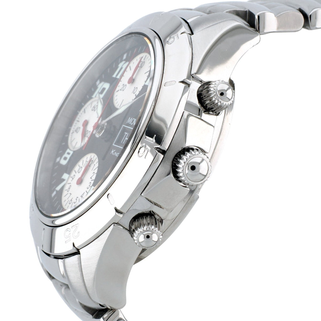 Movado Kingmatic 84-G5-897 Reverse Panda Dial Cal. 7750 Chronograph Automatic, Serviced, USED