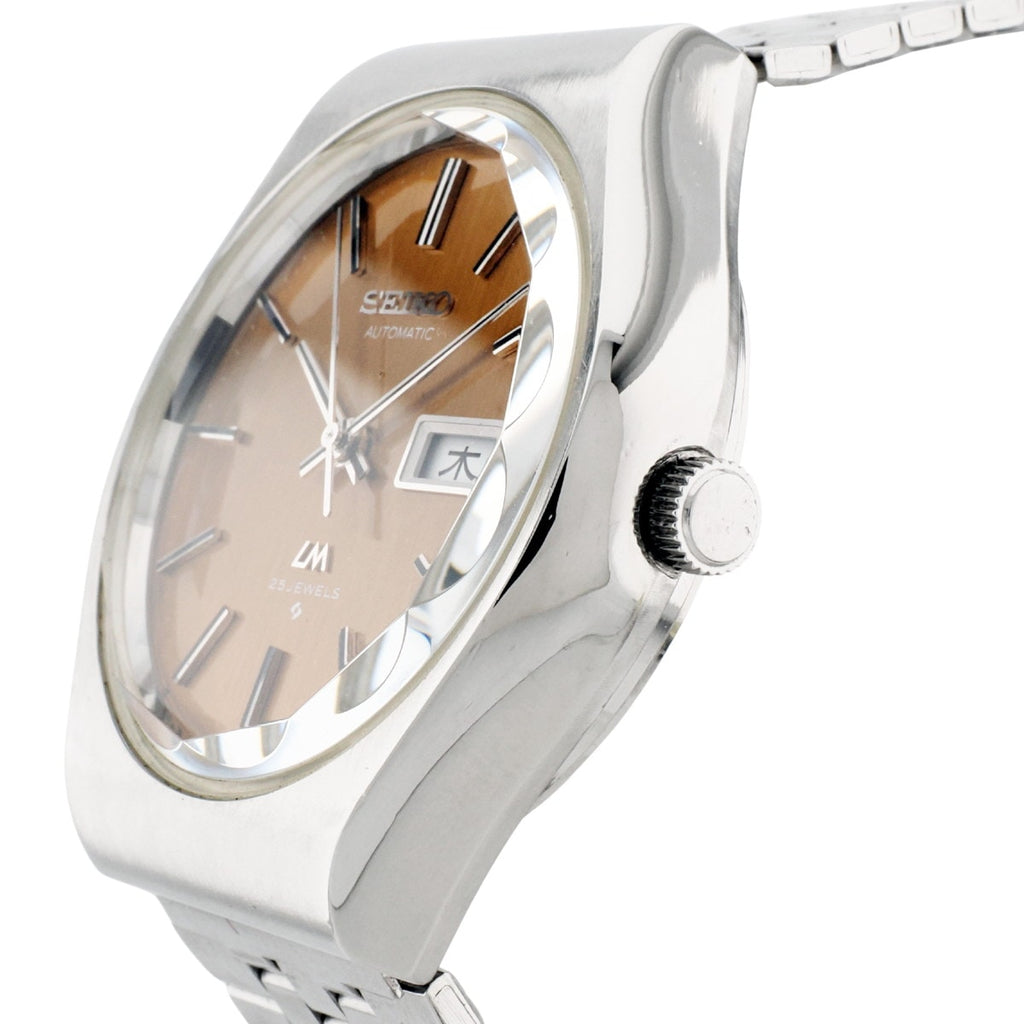 Seiko Lord Matic 5606-8100 Gold Dial Screw-back Automatic OH 1975