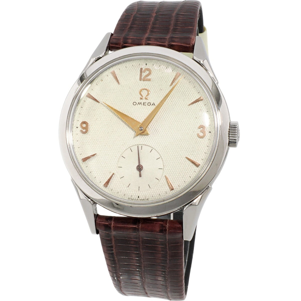 オメガ 30mmキャリバー Ref.2605-9 ハニカムパティナダイヤル Cal.266 手巻 OH済 1952年製