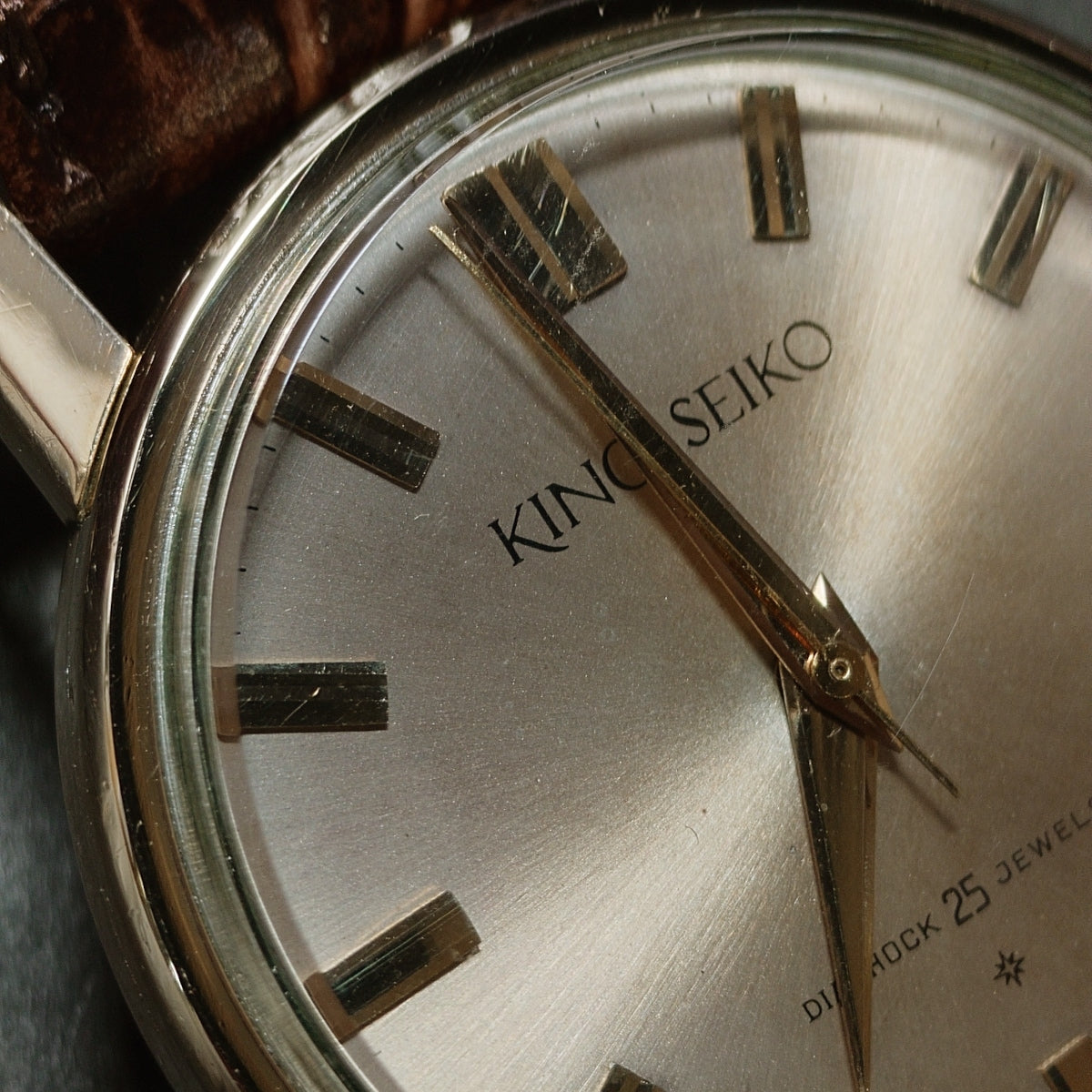 King Seiko 1st J14102 SD Dial Gold Filled 14K Manual Winding O.H. 1963 (Showa 38)