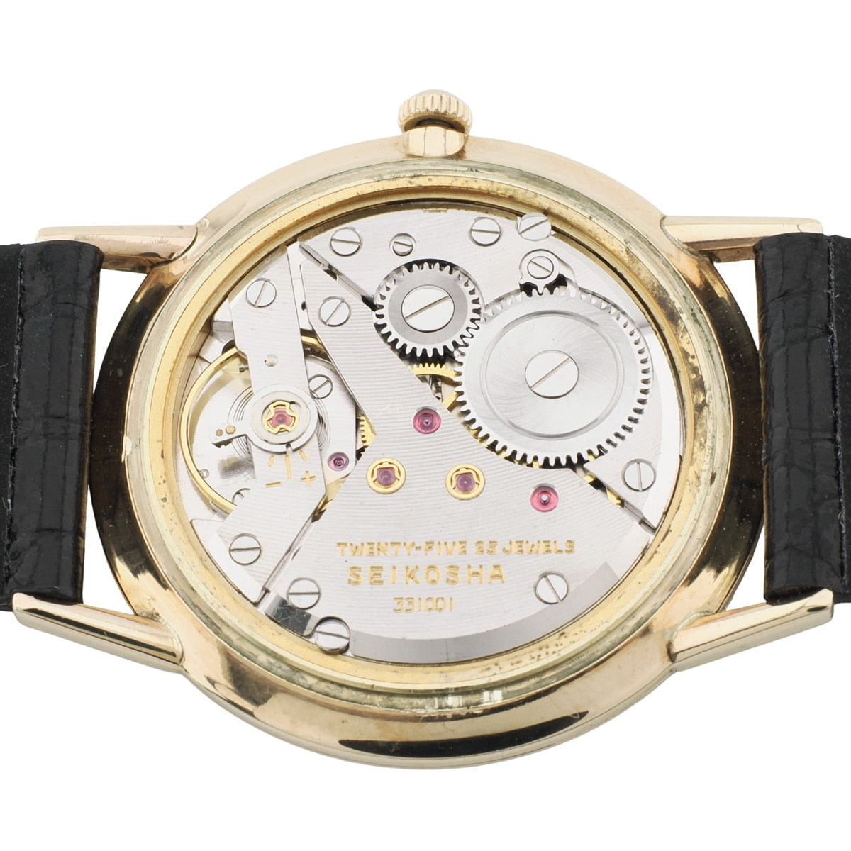 セイコー ゴールドフェザー J15002E 14金張り 25石 手巻 OH済 1961年製（昭和36年）