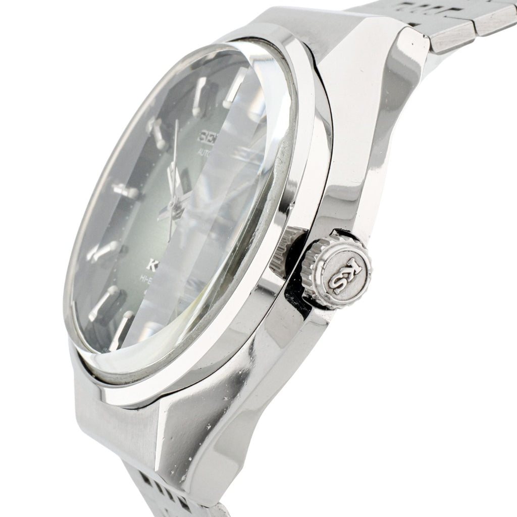 King Seiko 5626-7200, green gradation dial, triple-faceted crystal, automatic, serviced, manufactured in 1974 (Showa 49)
