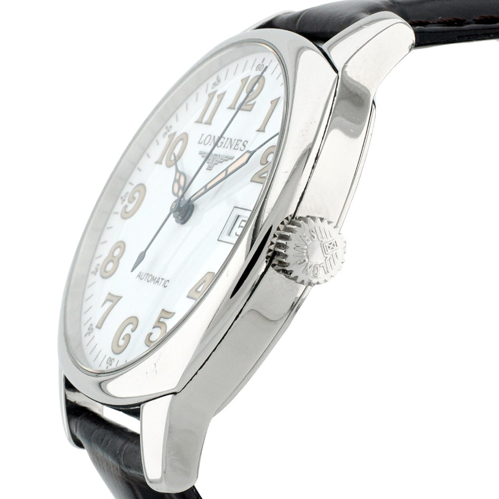 Longines Spirit Ref.L2.699.4, white dial, Cal.L619.2 (ETA2892A2) automatic, serviced, original buckle, pre-owned
