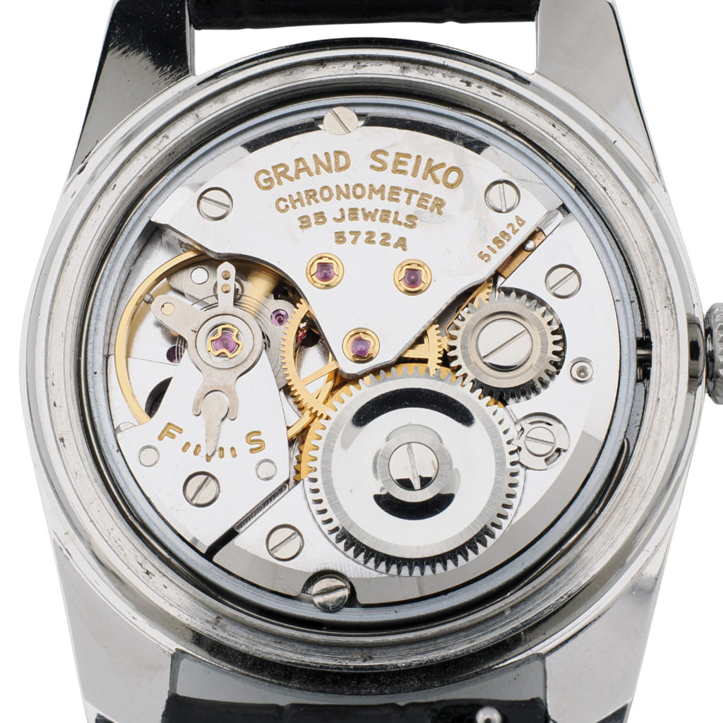 【希少】グランドセイコー セカンドモデル 43999 W SEIKOリューズ 獅子メダリオン Cal.5722A 手巻 OH済 1965年製（昭和40年）