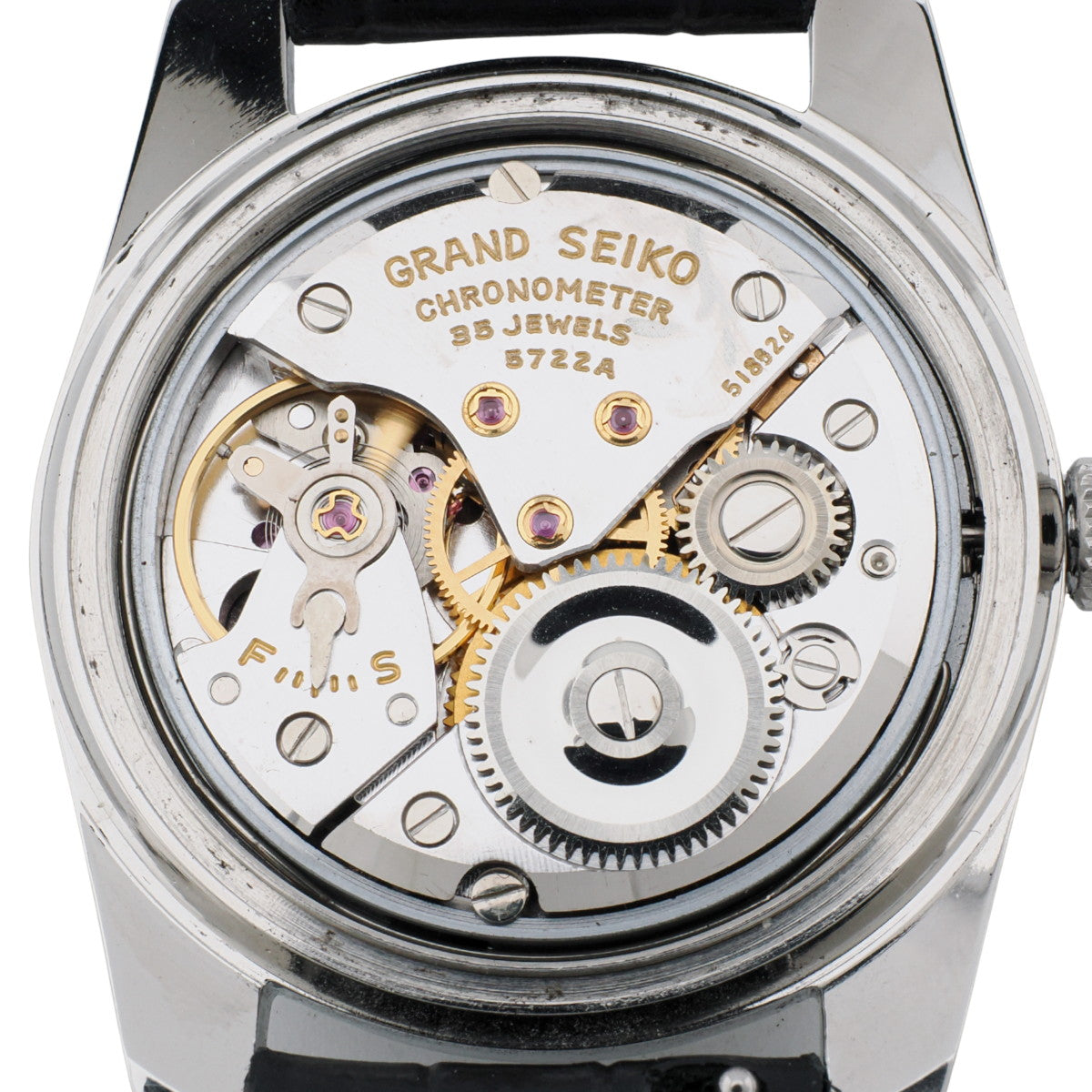 【希少】グランドセイコー セカンドモデル 43999 W SEIKOリューズ 獅子メダリオン Cal.5722A 手巻 OH済 1965年製（昭和40年）