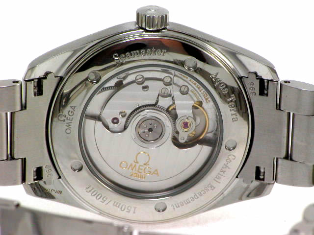 オメガ 2503.50 シーマスター アクアテラ 黒 自動巻 USED