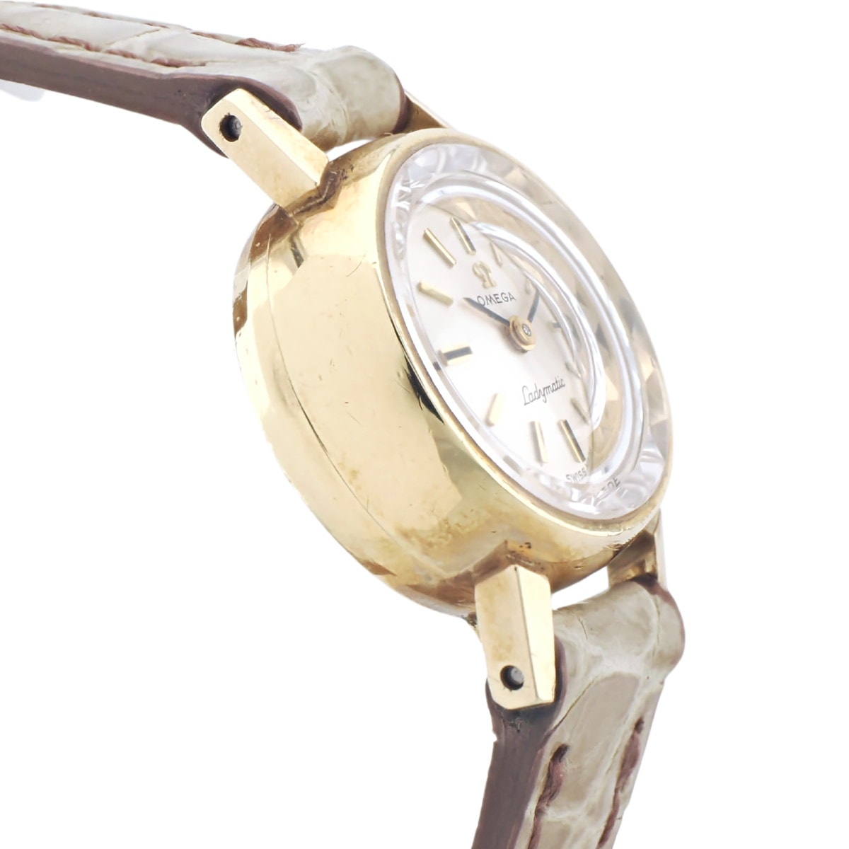オメガ レディマチック 14K SS5740-1 Cal.660 自動巻 OH済 1970年代