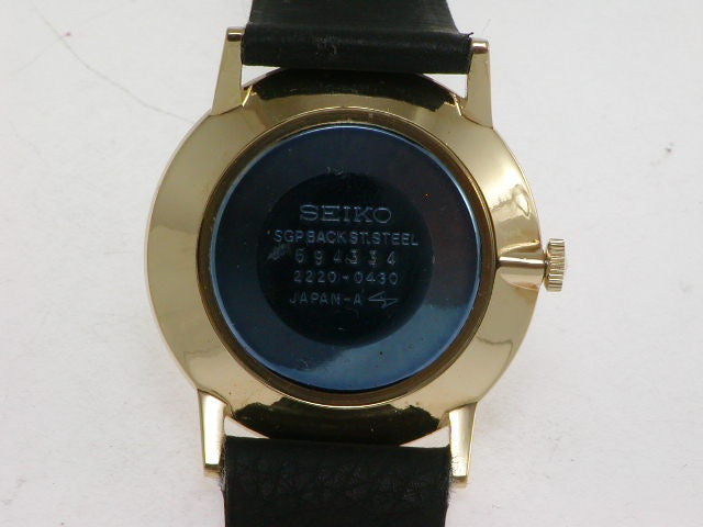 セイコー シャリオ GP 手巻き 2220-0430 1976年製　デッドストック