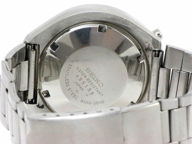 セイコー ツノ クロノ 茶 Ref.6138-0040 昭和49年製