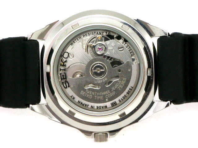 逆輸入セイコー ファイブスポーツ Ref.SNZB23J2 ブラック・ウレタンベルト 自動巻 USED