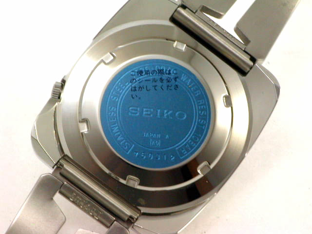 セイコー 5スポーツ 復刻版 7S36-0070 黒ダイヤル 角型 自動巻 USED　