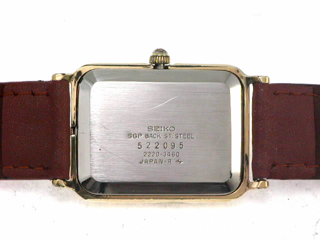 セイコー シャリオ 2220-3460 角型 GP 手巻 OH済み 昭和50年製　