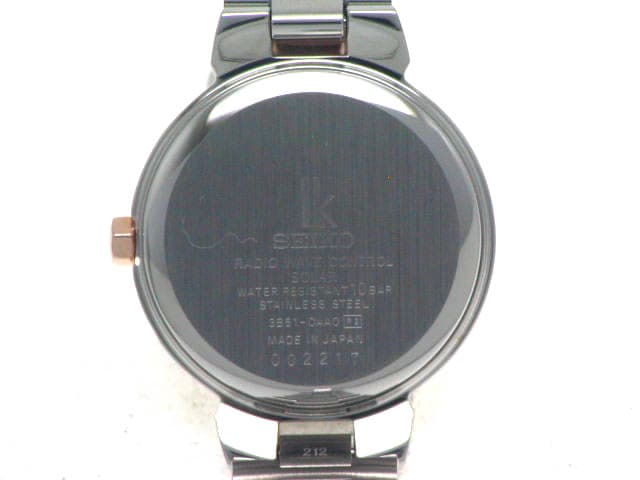 セイコー ルキア SSVE046 ソーラー電波 USED