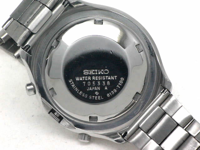 セイコー クロノグラフ 6139-7100 自動巻 OH済 昭和52年製