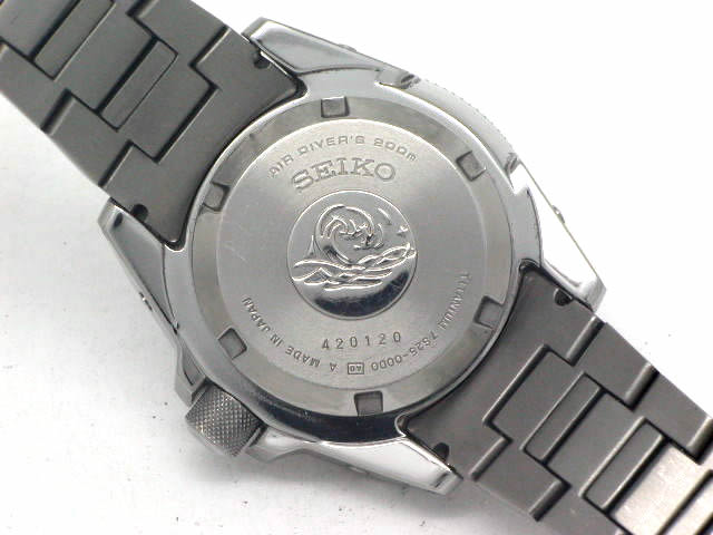 セイコー チタンスキューバ200m SBDA001 自動巻 USED