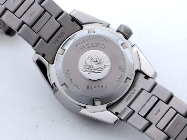 セイコー ホワイトサムライ ダイバー 7S35-00B0 自動巻 USED
