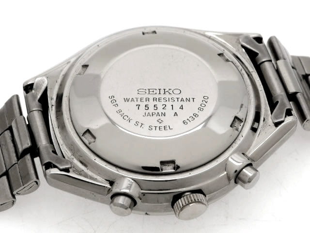 セイコー クロノグラフ 6138-8020 自動巻 OH済 昭和52年製