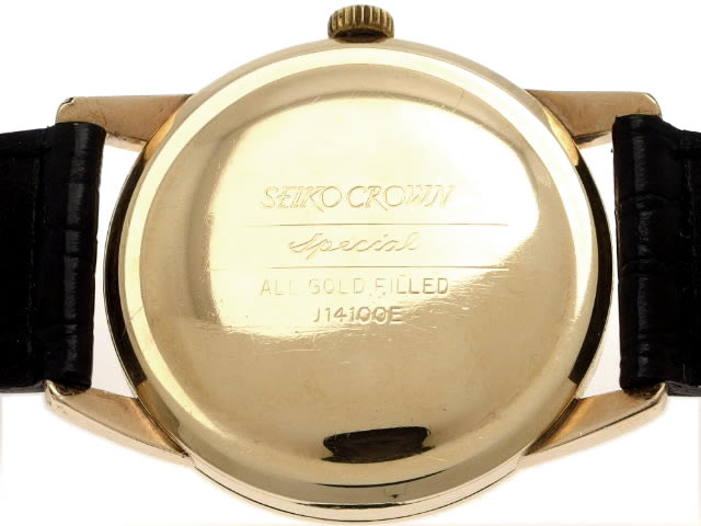 セイコー クラウンスペシャル J14100E CWL 14KGF 23石手巻 OH済
