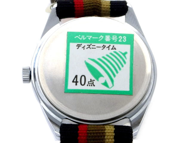 セイコー ディズニータイム ミッキー＆ミニー 手巻 OH済 昭和40年代
