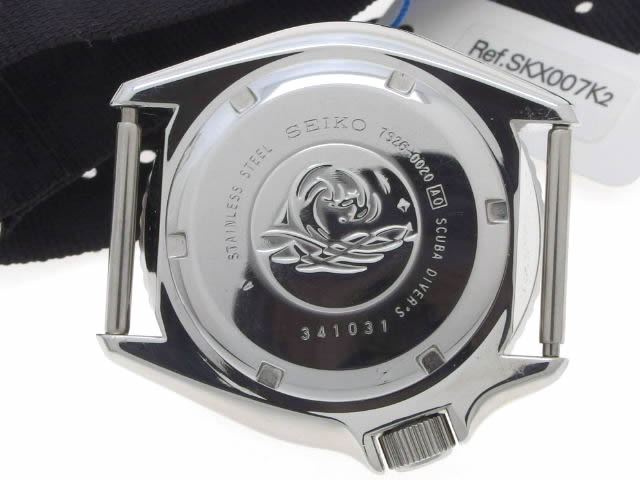 セイコー 海外逆輸入 ダイバーズ SKX007K2 ブラックモンスター 自動巻 USED