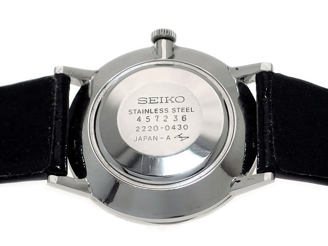 セイコー シャリオ 2220-0430 24石手巻 OH済 昭和49年製
