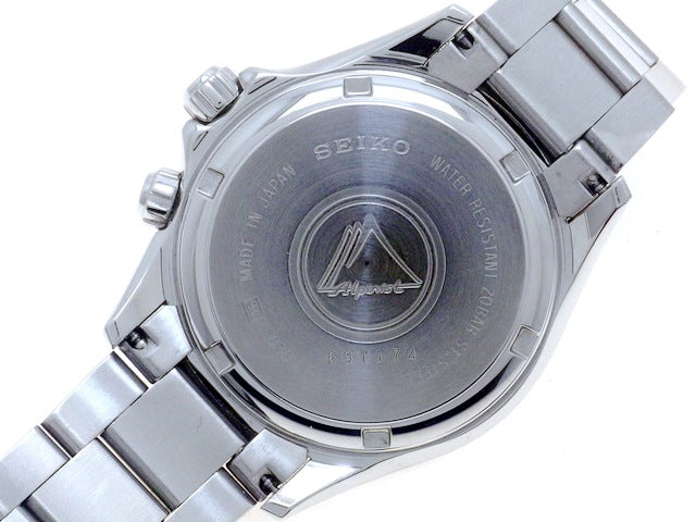 セイコー アルピニスト SARB013 ベージュ文字盤 自動巻 OH済 USED