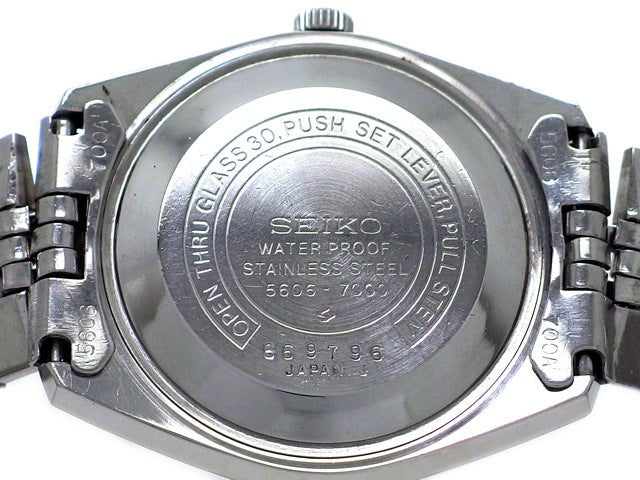 セイコー ロードマチック カレンダー 5606-7000 自動巻 OH済 昭和43年製