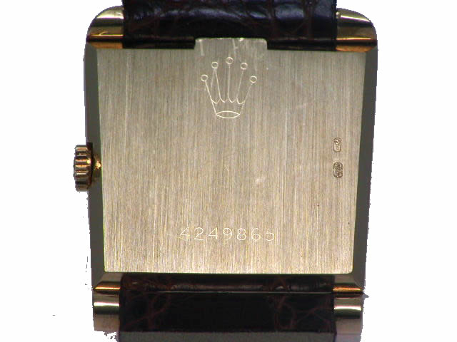 ロレックス チェリーニ 18KYG スクエア Cal.1600 手巻 OH済 1970年代