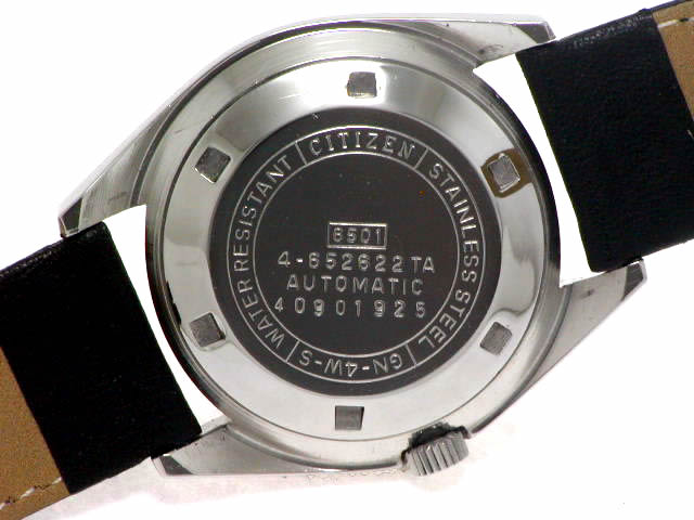 シチズン オートマチック Cal.6501 カレンダー 昭和49年製　