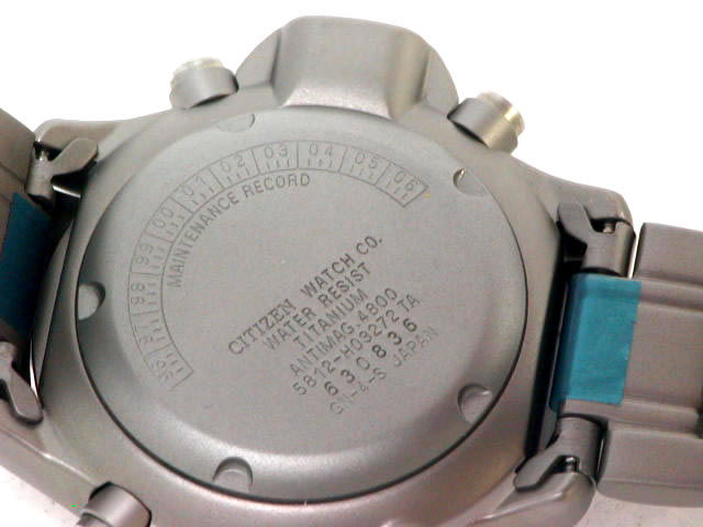 シチズン スポルテ アナログ デブスメーター PMF56-2291 11 デッドストック　