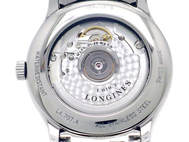ロンジン グランドクラシック L4.707.4 グレー文字盤 自動巻 OH済 USED