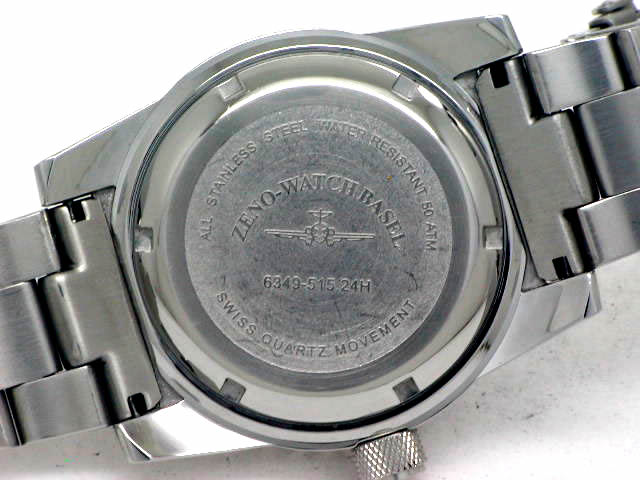 ゼノ 6349Q-BK-MT クオーツ USED