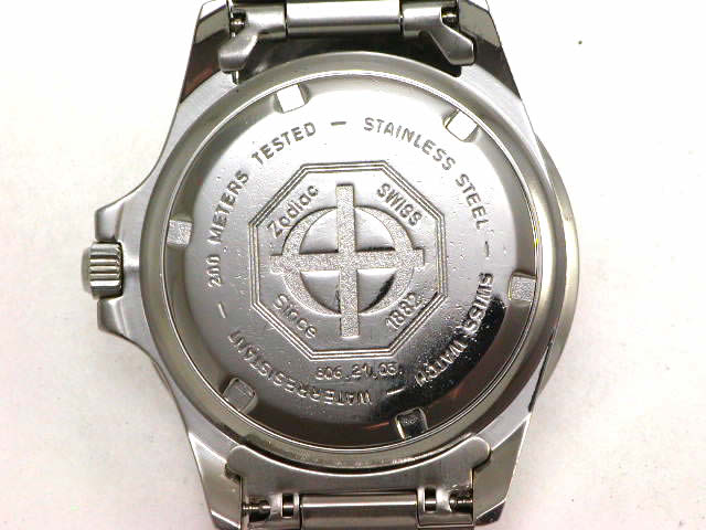 ゾディアック 200m防水 GMT クオーツ リズム時代の取説つき USED　
