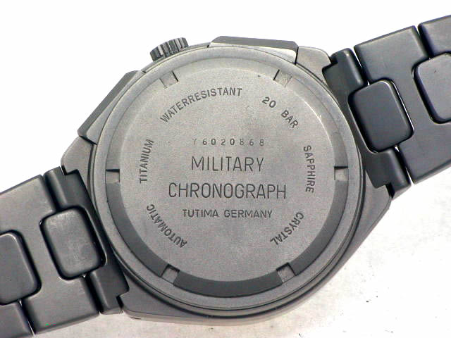 チュチマ 760-02 ミリタリークロノグラフ レマニア5100 OH済 USED　
