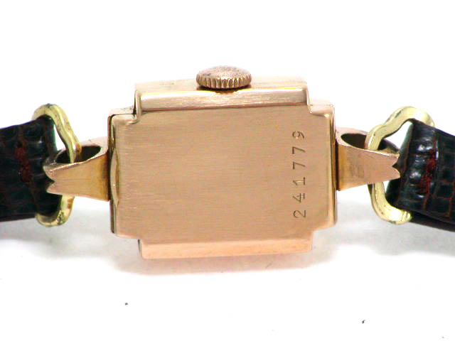ハフィス レディス 18K 手巻き 17石 OH済 1940年代　