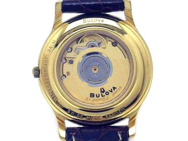 ブローバ デイト Ref.EA311011 メンズ GP 21石自動巻 OH済 USED