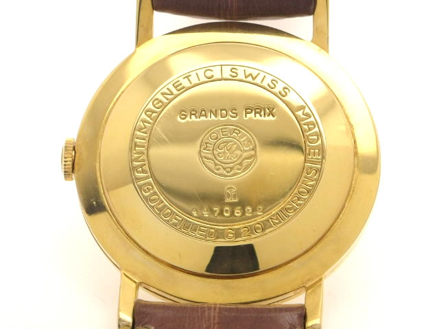 モーリスGP  Cal.10 1/2 CD 15石 手巻 OH済 1950年代　