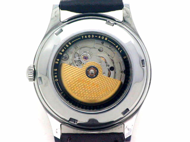 オリス ポインターデイト 574 7403 40B 自動巻 34mm OH済 USED