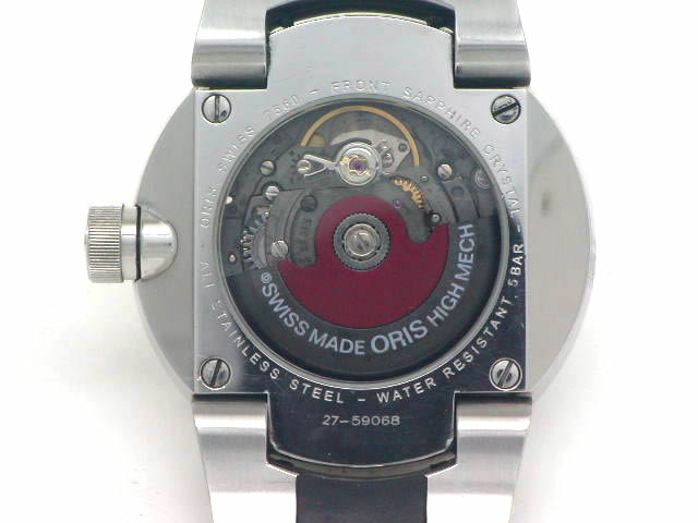 オリス ウィリアムズF1チーム スケルトンエンジン 733 7560 4114RS 自動巻 OH済 USED